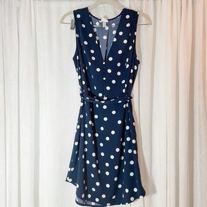A New Day Blue Polka Dot Dress